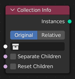 Collection Info node.