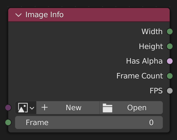 Image Info node.