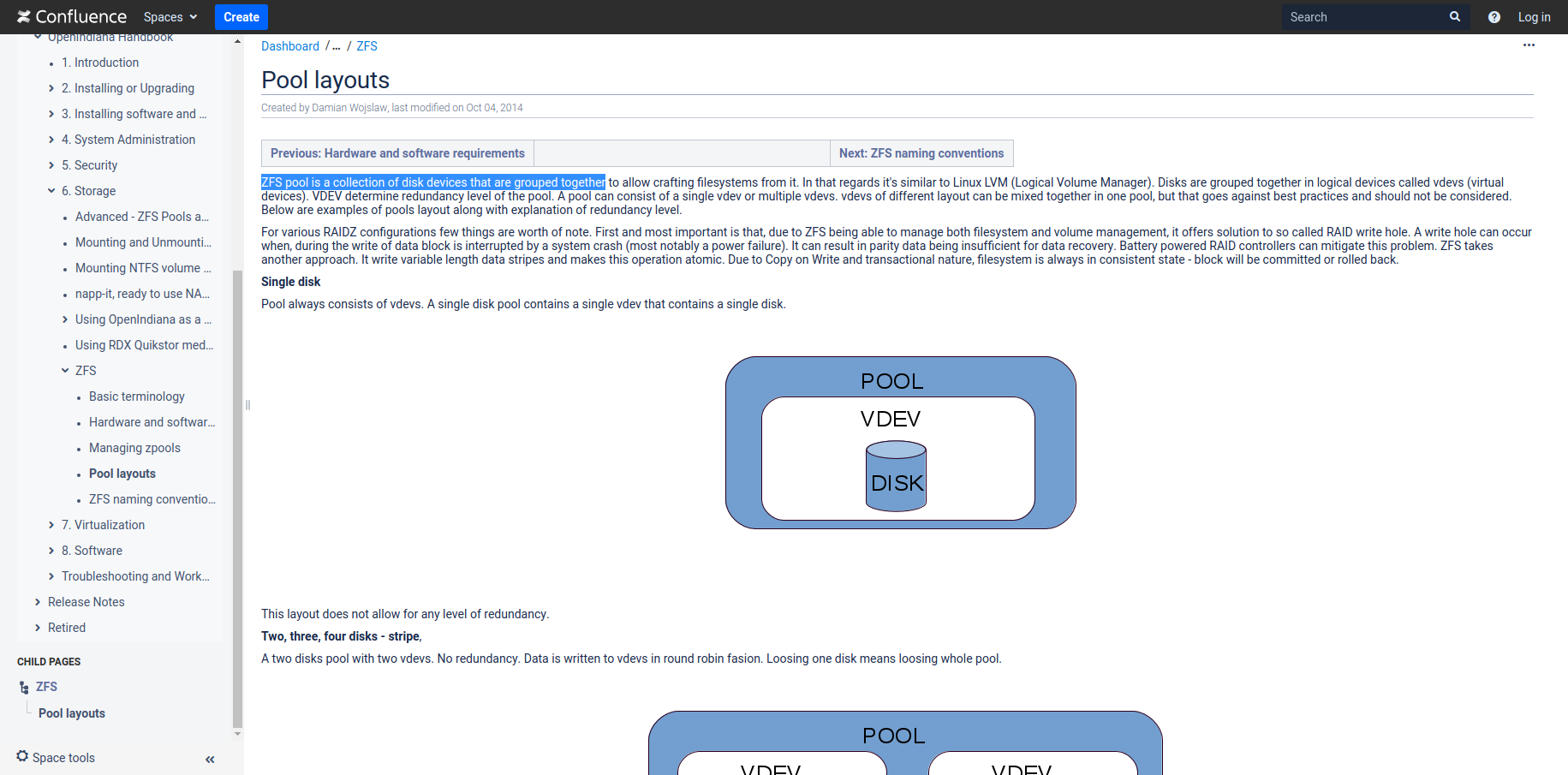 ZFS Pool layouts